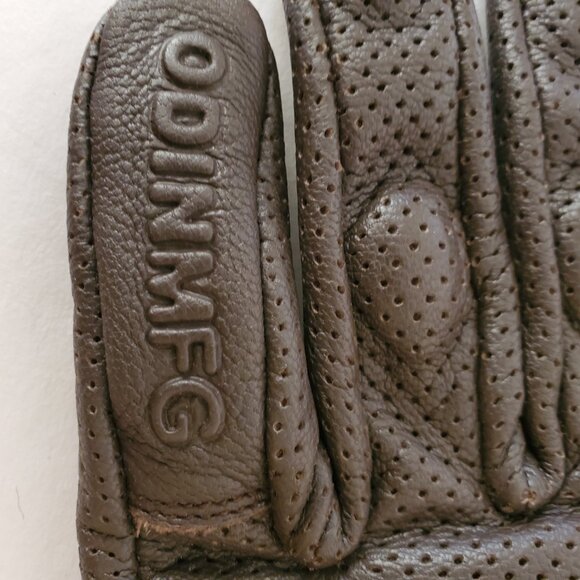 Odin Heavy Hitters Motorcycle Gloves, brown, size XL - Picture 8 of 8